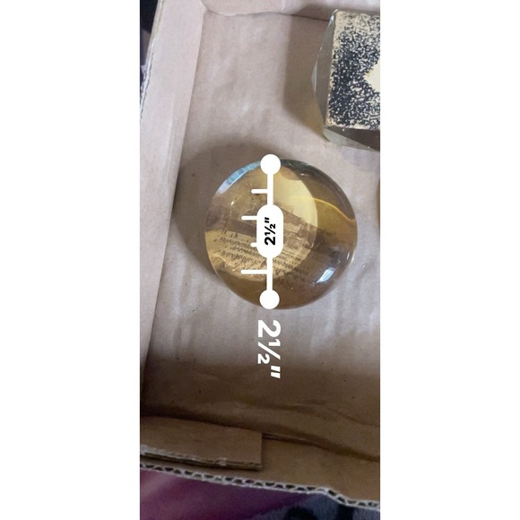 Antique‎ Rome Colosseum Glass Paperweight Grand Tour Souvenir c.1900–1930 - Picture 3 of 4